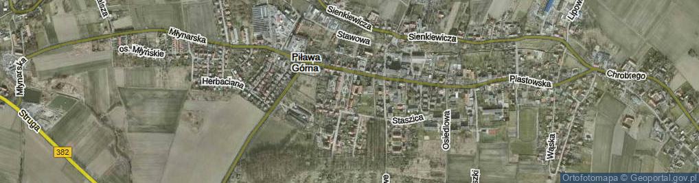 Zdjęcie satelitarne Plac Piastów Śląskich pl.